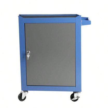 Rolling Garage Workshop Organizer: Detachable 3 Drawer Chest with Large Storage Cabinet and Adjustable Shelf