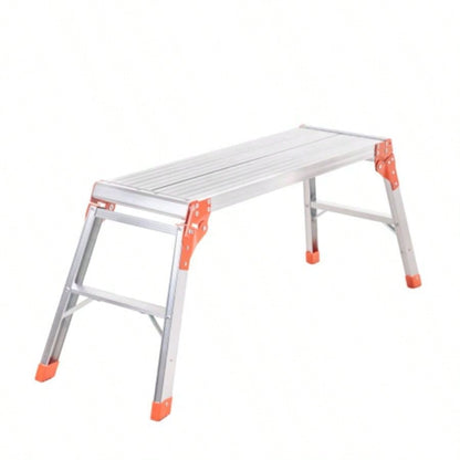 Aluminum workbench, large - sized step stool, foldable portable workbench