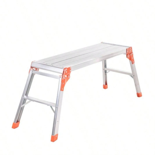 Aluminum workbench, large - sized step stool, foldable portable workbench