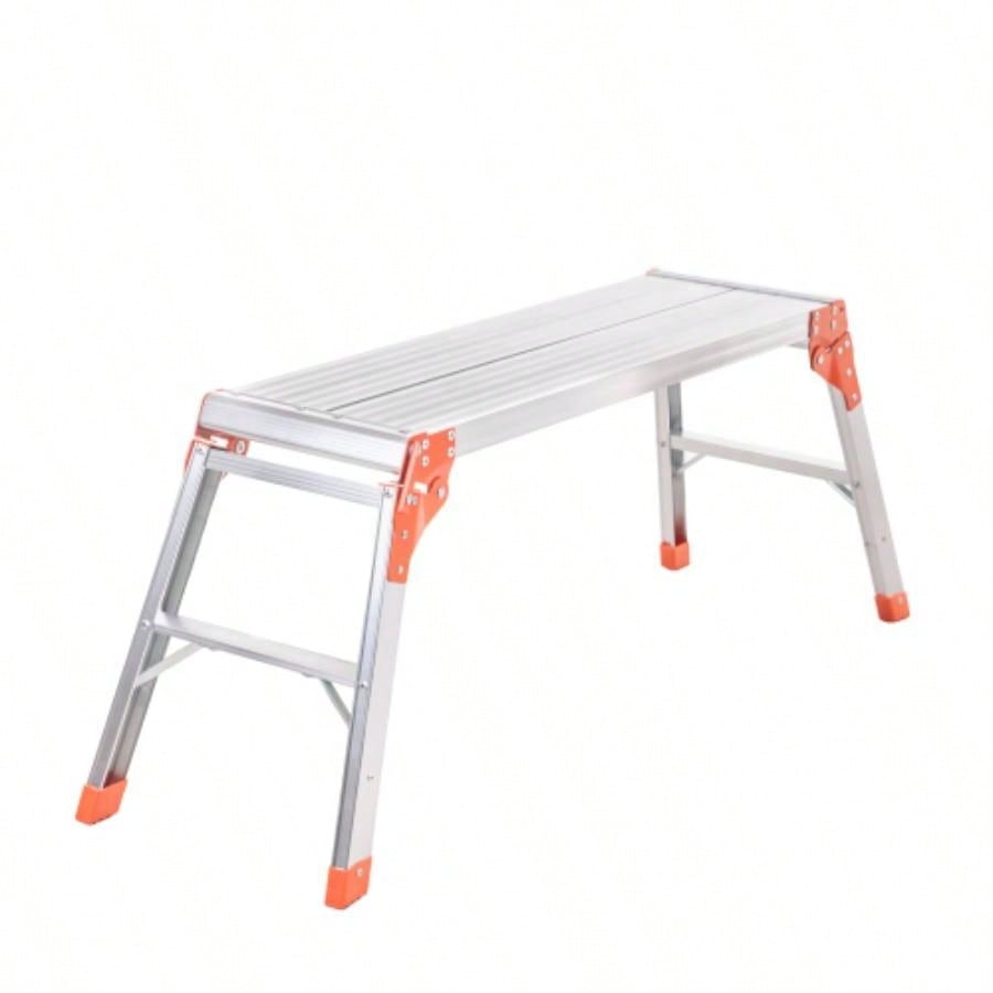 Aluminum workbench, large - sized step stool, foldable portable workbench