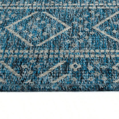 Modern, Transitional, Geometric, Southwestern, Textured High - Low Cut Loop 53x 6 Rectangle Area Rug