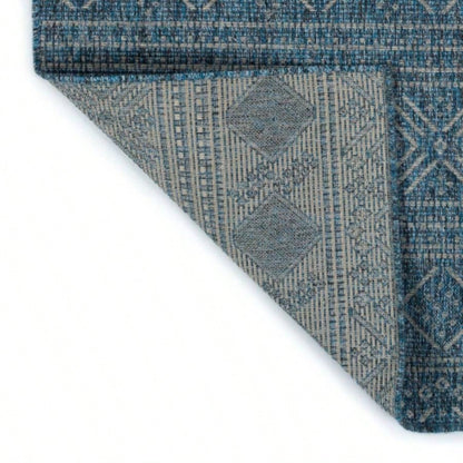 Modern, Transitional, Geometric, Southwestern, Textured High - Low Cut Loop 53x 6 Rectangle Area Rug