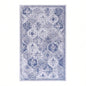 NAAR MAVAL Blue Washable Rug 5x8 Area Rug Blue, 5x 8
