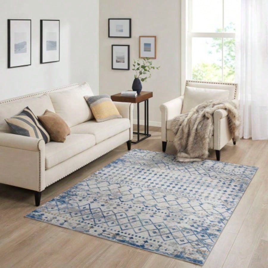 Moroccan Woven Area Rug