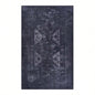 NAAR MAVAL Black Washable Rug 5x8 Area Rug Black+Gray, 5x 8