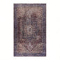 NAAR MAVAL Burgundy Washable Rug 5x8 Area Rug Burgundy, 5x 8