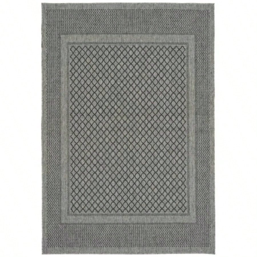 Modern, Transitional, Geometric, Southwestern, Textured High - Low Cut Loop 53x 6 Rectangle Area Rug