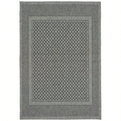 Modern, Transitional, Geometric, Southwestern, Textured High - Low Cut Loop 53x 6 Rectangle Area Rug