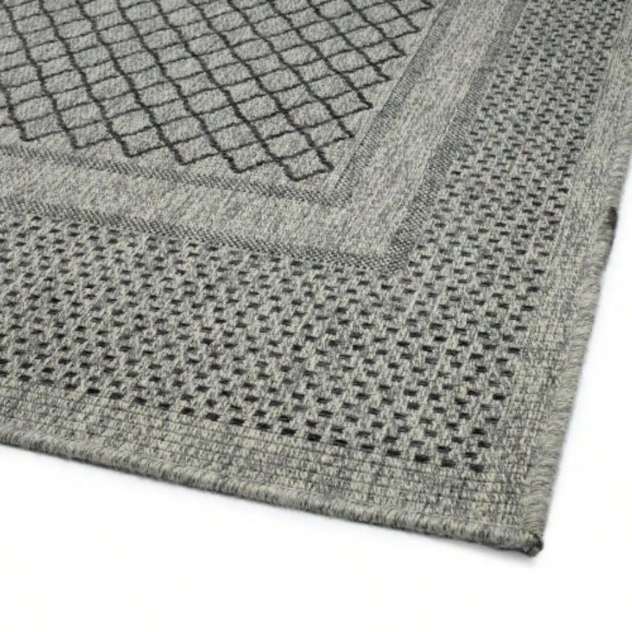 Modern, Transitional, Geometric, Southwestern, Textured High - Low Cut Loop 53x 6 Rectangle Area Rug