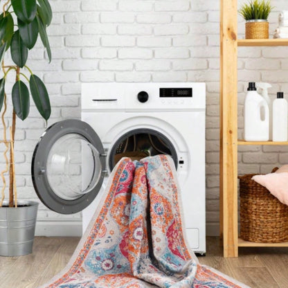 LOOM LUXE Area Rug 8x10 Home Decor, Washable Rug, Low - Pile, Non - Slip, Non - Shedding, Foldable, Kid Pet Friendly - Area Rugs living room, bedroom, kitchen 8x 10
