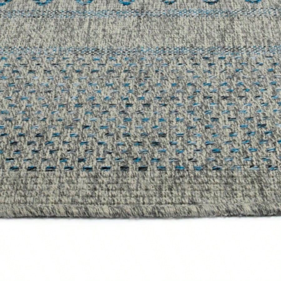 Modern, Transitional, Geometric, Southwestern, Textured High - Low Cut Loop 53x 6 Rectangle Area Rug