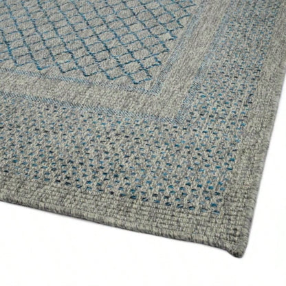 Modern, Transitional, Geometric, Southwestern, Textured High - Low Cut Loop 53x 6 Rectangle Area Rug