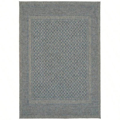 Modern, Transitional, Geometric, Southwestern, Textured High - Low Cut Loop 53x 6 Rectangle Area Rug