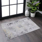 NAAR MAVAL Gold Washable Rug 5x8 Area Rug Gray+Gold, 5x 8