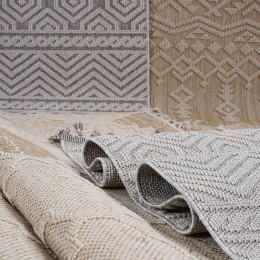 LOOM LUXE 8X10 Beige/Medallion Indoor/Outdoor Area Rug