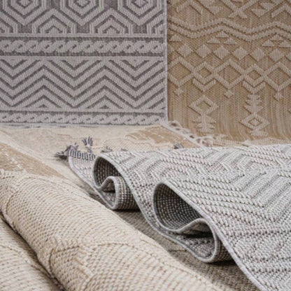 LOOM LUXE 8X10 Beige/Medallion Indoor/Outdoor Area Rug