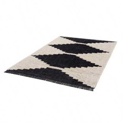 Black Ivory Modern Area Rug