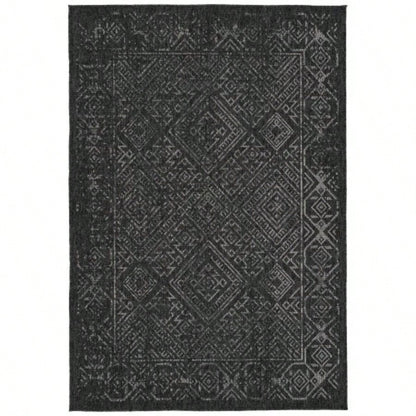 Modern, Transitional, Geometric, Southwestern, Textured High - Low Cut Loop 53x 6 Rectangle Area Rug