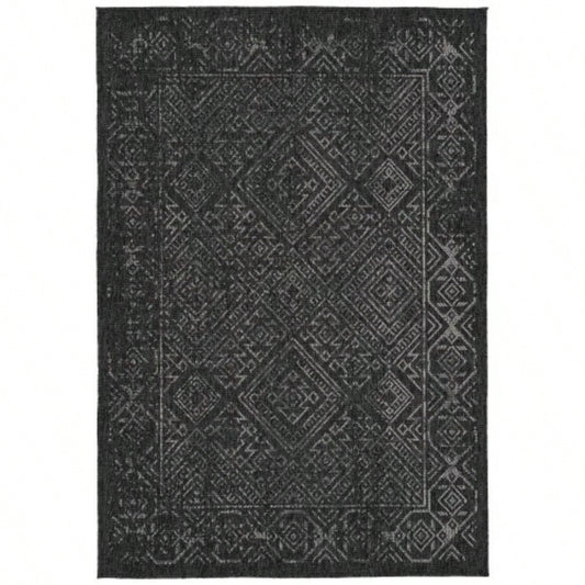 Modern, Transitional, Geometric, Southwestern, Textured High - Low Cut Loop 53x 6 Rectangle Area Rug
