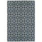 Contemporary, Transitional, Geometric, Textured, High - Low Cut Loop 53x 6 Rectangle Area Rug