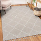 LOOM LUXE 8X10 Ivory/Trellis Indoor/Outdoor Area Rug