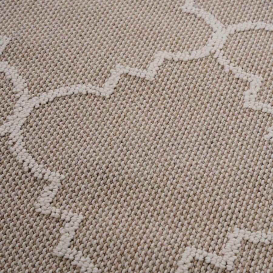 LOOM LUXE 8X10 Ivory/Trellis Indoor/Outdoor Area Rug