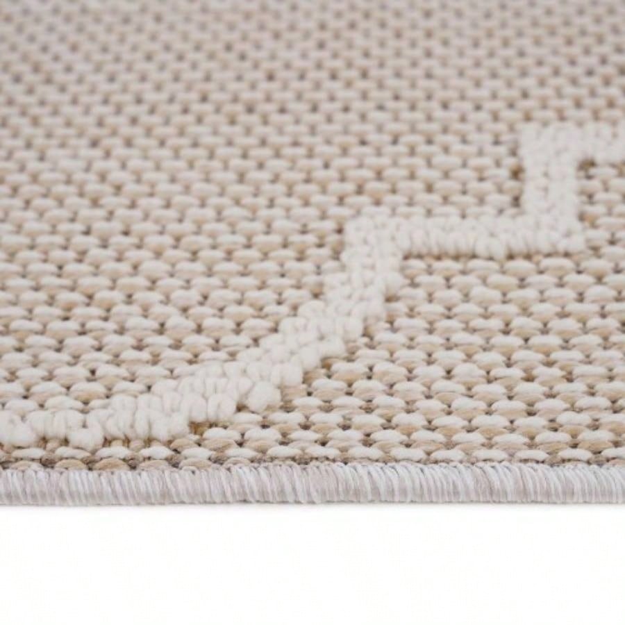 LOOM LUXE 8X10 Ivory/Trellis Indoor/Outdoor Area Rug