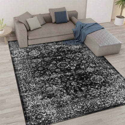 Distressed Vintage Woven Area Rug