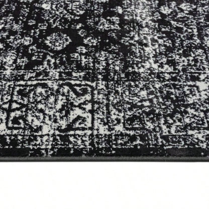 Distressed Vintage Woven Area Rug