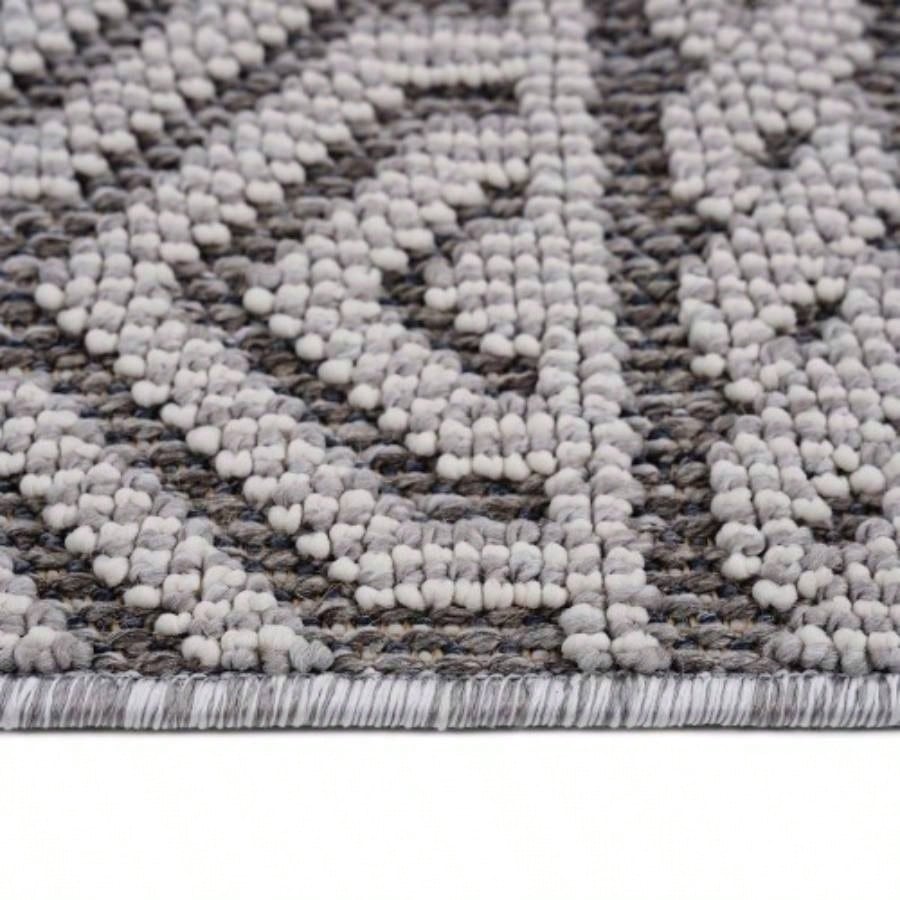LOOM LUXE 8X10/White/Geometric Indoor/Outdoor Area Rug