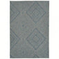 Modern, Transitional, Geometric, Southwestern, Textured High - Low Cut Loop 53x 6 Rectangle Area Rug