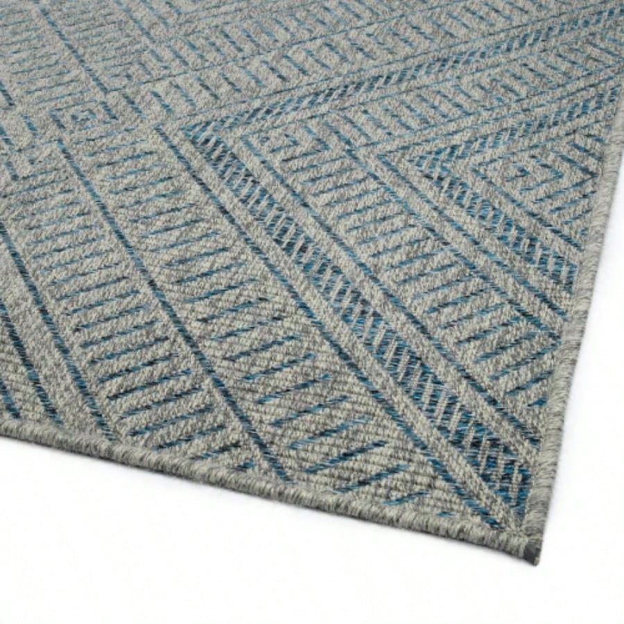 Modern, Transitional, Geometric, Southwestern, Textured High - Low Cut Loop 53x 6 Rectangle Area Rug