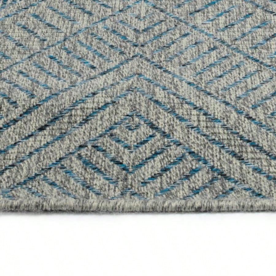 Modern, Transitional, Geometric, Southwestern, Textured High - Low Cut Loop 53x 6 Rectangle Area Rug