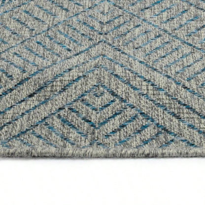 Modern, Transitional, Geometric, Southwestern, Textured High - Low Cut Loop 53x 6 Rectangle Area Rug