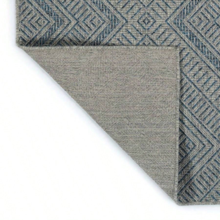 Modern, Transitional, Geometric, Southwestern, Textured High - Low Cut Loop 53x 6 Rectangle Area Rug
