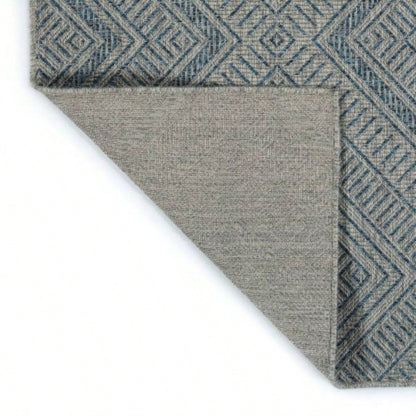 Modern, Transitional, Geometric, Southwestern, Textured High - Low Cut Loop 53x 6 Rectangle Area Rug