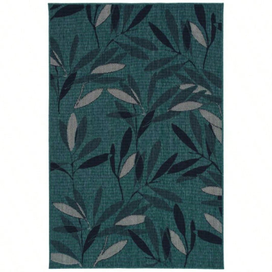 Modern, Textured Cut Pile 53x 6 Rectangle Area Rug