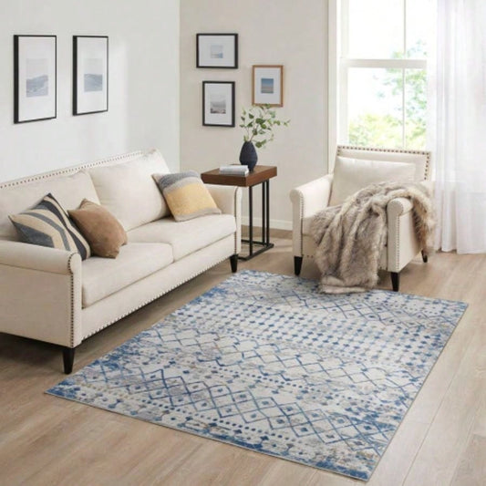 Moroccan Woven Area Rug