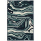 Modern, Abstract, Textured Cut Pile 53x 6 Rectangle Area Rug