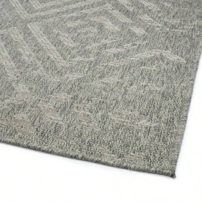 Modern, Transitional, Geometric, Southwestern, Textured High - Low Cut Loop 53x 6 Rectangle Area Rug