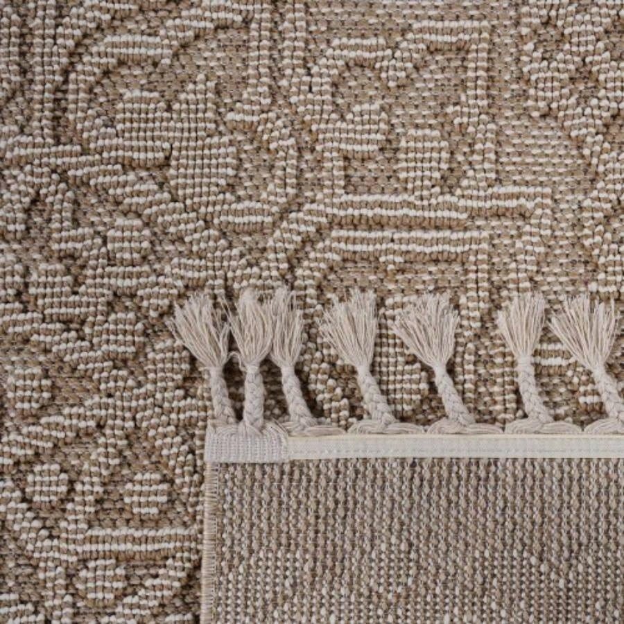 LOOM LUXE 8X10 Beige/Medallion Indoor/Outdoor Area Rug