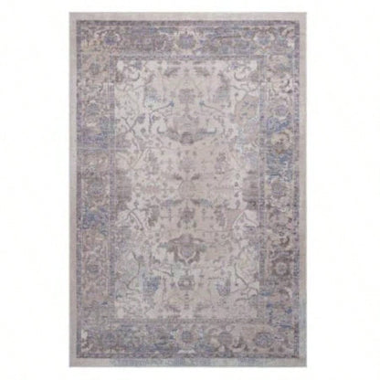LOOM LUXE 8X10 Brown/Beige/Traditional Non - Shedding Living Room Bedroom Dining Home Office Stylish and Stain Resistant Area Rug