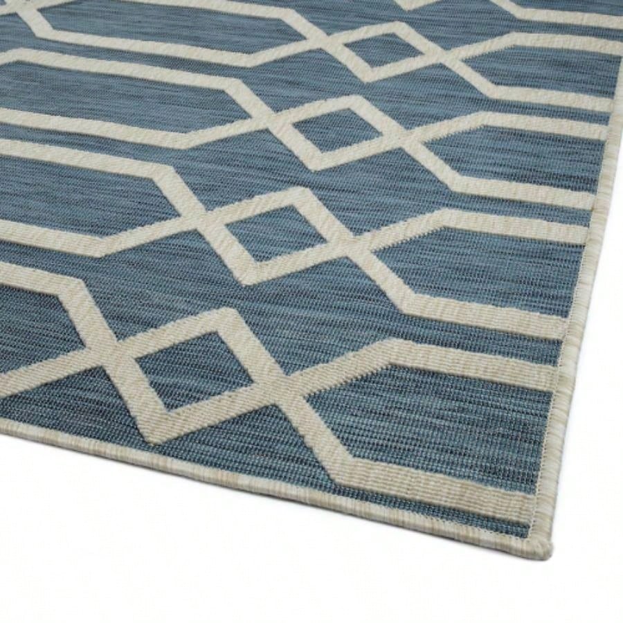 Contemporary, Transitional, Geometric, Textured, High - Low Cut Loop 10x 10 Rectangle Area Rug