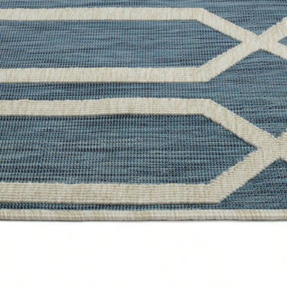 Contemporary, Transitional, Geometric, Textured, High - Low Cut Loop 10x 10 Rectangle Area Rug