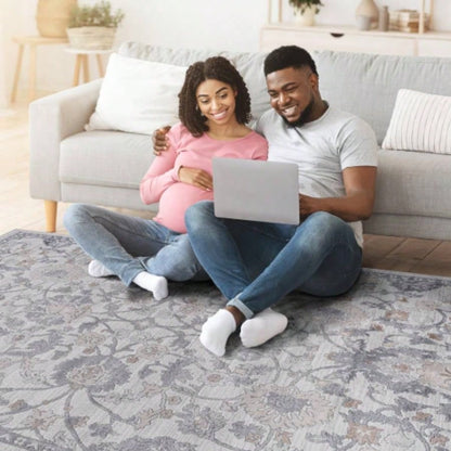 LOOM LUXE 8X10 Sand/Ivory/ Non - Shedding Living Room Bedroom Dining Home Office Stylish and Stain Resistant Area Rug