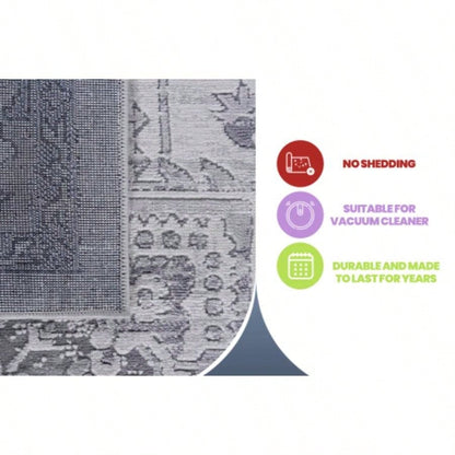 NAAR MARFI 5X7 Silver/ Area Rug