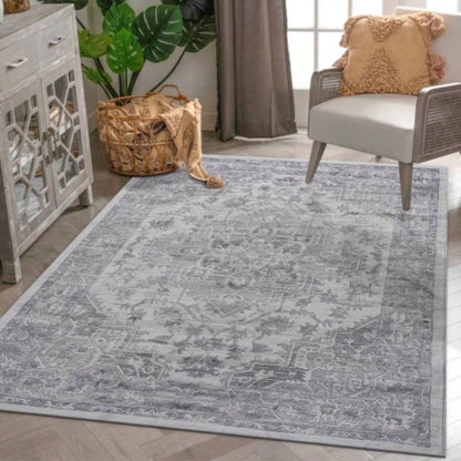 NAAR MARFI 5X7 Silver/ Area Rug