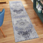 NAAR PAYAS 6X9/ Blue/ Medallion Area Rug