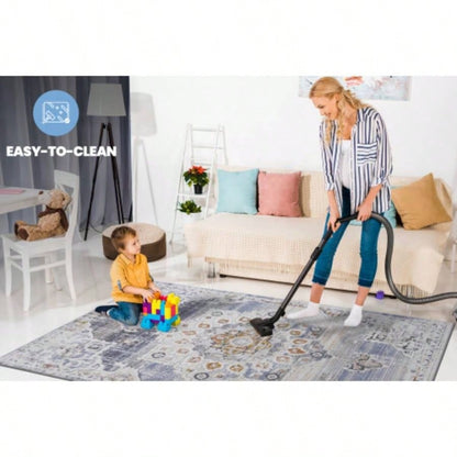 NAAR PAYAS 8X10/ Gold/ Medallion Area Rug