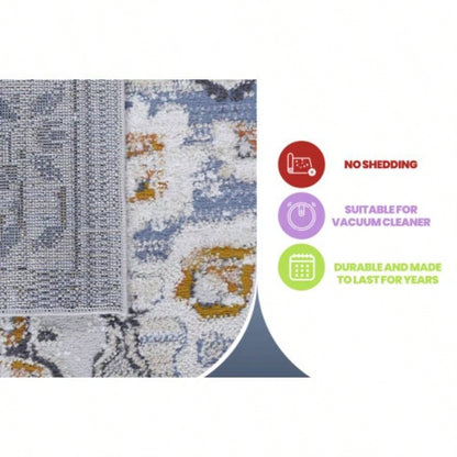 NAAR PAYAS 8X10/ Gold/ Medallion Area Rug